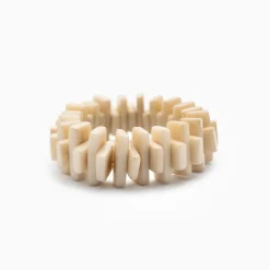 Armbånd. Angélica León, Solid Light X Nam #1. Hvit
