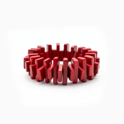 Armbånd. Angélica León, Solid Light X Nam #1. Rød