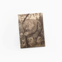 Magnet. Theodor Kittelsen, «Hau, hau, det skulle troll være blindebukk lenger! skrek trollet»